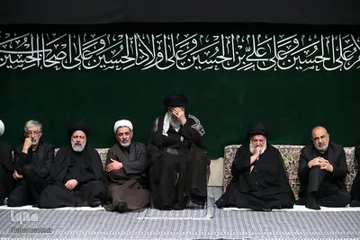 مراسم عزاداری شب عاشورای حسینی در حسینیه امام‌خمینی(ره)