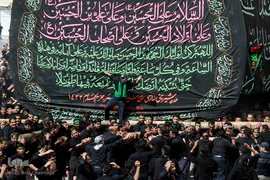 مراسم نخل گردانی در یزد