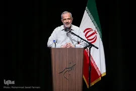 احمد مسجد جامعی در رونمایی «محمدامین» در ایوان شمس
