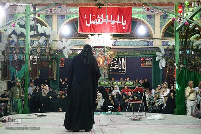 مراسم تعزیه خوانی وداع حضرت علی اکبر(ع)