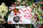 مراسم تشییع و تدفین شهید گمنام در دانشگاه هنر اسلامی تبریز‎
