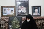 مادر شهیدی در یزد که رهبر انقلاب از وی تجلیل کردند