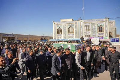 تشییع پیکر مطهر سرهنگ شهید احسان بخشنده در شیراز