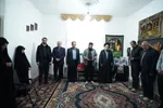 دیدار خانواده سه شهید جنگ رمضان در لرستان