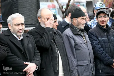 تشییع ۱۱ شهید دفاع مقدس در تبریز