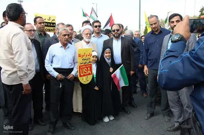 راهیپمایی همبستگی با مبارزان فلسطین در اراک