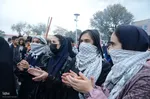 حضور اقشار مختلف مردم در راهپیمایی 13 آبان در تبریز