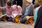 فیلم | حلقه‌های قرآنی قاریان بین‌المللی در حرم مطهر بانوی کرامت