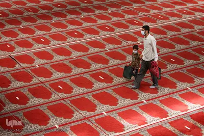 اولین نماز جمعه اهواز بعد از شیوع کرونا