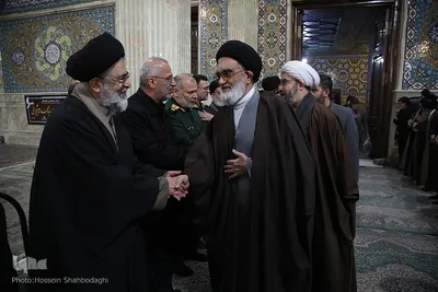 مراسم یادبود آیت‌الله سید محمد شاهچراغی در قم