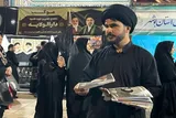 خدمت‌رسانی به زائران تشییع رهبر شهید در ۵ موکب + عکس