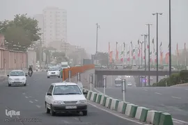 هجوم ریزگرد ها به زنجان‎‎