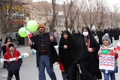 راهپیمایی 22 بهمن در یزد