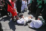 دسته عزاداری روز عاشورا در همدان‎