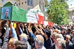 پیکر ۸ شهید تجاوز رژیم صهیونیستی در کاشان تشییع شد