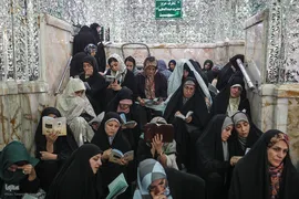 اجتماع پرشور دلدادگان حسینی در حرم عبدالعظیم (ع)؛ طنین دعای عرفه در قبله تهران
