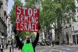 Londonda Fələstinə dəstək aksiyası keçirilib - FOTO