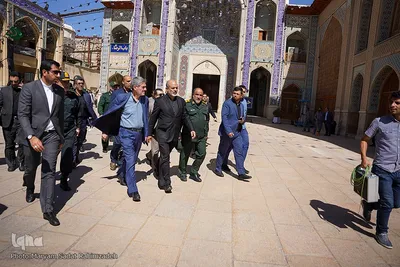 حضور وزیر کشور در حرم حضرت شاهچراغ (ع) ‎