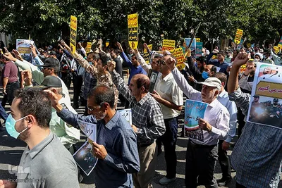 راهپیمایی نمازگزاران نماز جمعه بجنورد در اعتراض به حوادث اخیر‎‎
