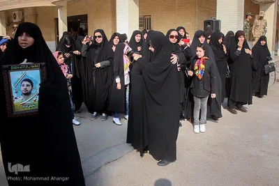 مراسم تشییع و خاکسپاری شهید «قاسم بلند» در اهواز