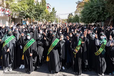 پیاده‌روی جاماندگان اربعین حسینی (ع) در کرج
