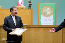 اسحاق جهانگیری، معاون اول رییس جمهور در اختتامیه دهمین جشنواره بین‌المللی فارابی