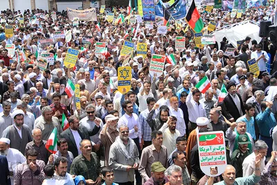 راهپیمایی روز جهانی قدس در یزد