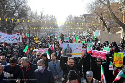 راهپیمایی 22 بهمن همدان