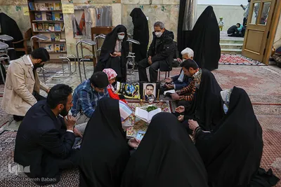 لحظه تحویل سال ۱۴۰۱ در حرم حضرت عبدالعظیم (ع)