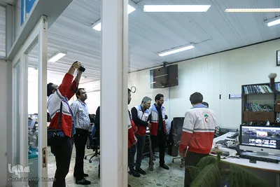 بازدید جوانان هلال احمر از ایکنا
