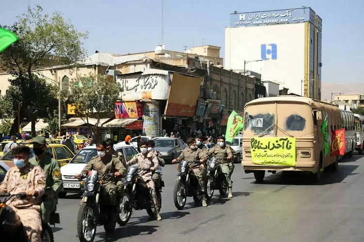 تشییع پيكر شهید باباجان عابدی تا «دروازه بهشت»