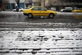 بارش برف زمستانی در تهران