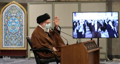 دیدار رهبر معظم انقلاب اسلامی با مردم قم