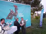 آیین اهتزاز پرچم جشنواره ملی تئاتر کوتاه ارسباران در اهر
