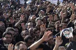 مراسم تشییع پیکر مطهر شهید حججی در نجف‌آباد