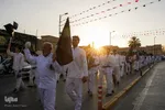 تشرف کاروان پیاده زیارتی حضرت شاهچراغ(ع) شهرستان فیروزآباد به حرم مطهر