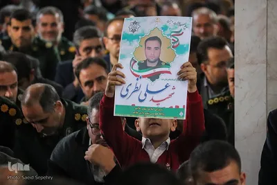 برگزاری اولین سالگرد شهادت شهید علی نظری شهید مدافع امنیت