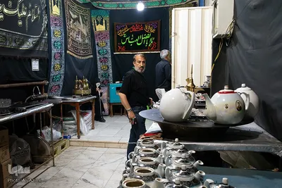 مراسم سوگواری شب تاسوعا در هیئت قرآنی علمدار ظهور اصفهان