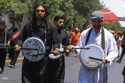آیین خیمه‌سوزان ظهر عاشورا در شیراز