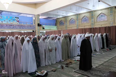 مراسم اعتکاف در مسجد دانشگاه تبریز