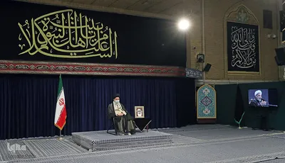 مراسم عزاداری اربعین حسینی با حضور رهبر انقلاب