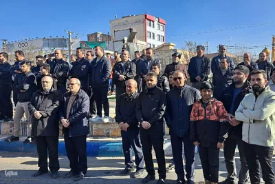 تشییع پیکر مطهر شهید گمنام در میاندوآب