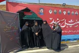 ارائه خدمات ویژه موکب مادر و کودک به زائران اربعین در تمرچین