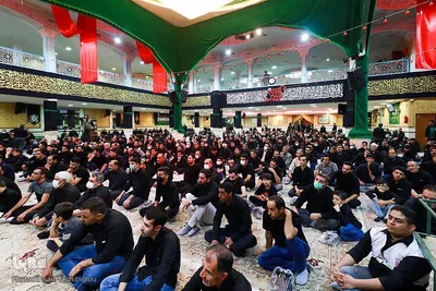 عزاداری شب چهارم محرم حسینیه اعظم زنجان‎‎