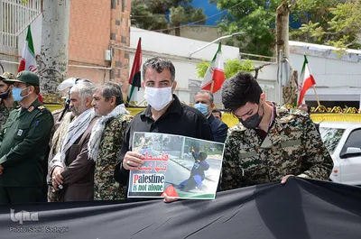 مراسم نمادین روز جهانی قدس در تبریز