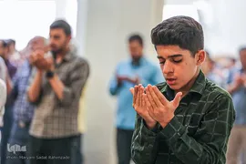 نماز عید قربان در شاهچراغ