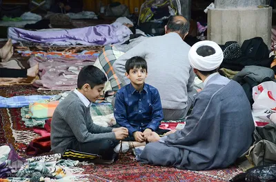 مراسم اعتکاف در مسجد جامع تبریز