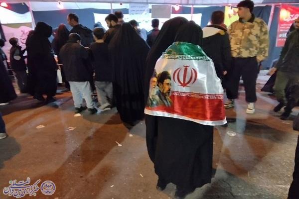 سوگواری دانش آموزان بابلسری در چهلم شهادت دانش آموزان میناب