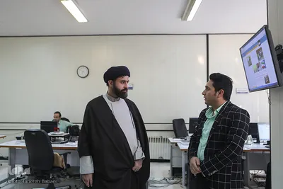 بازدید حجت الاسلام والمسلمین سیدمسعود میریان، مدیر مرکز قرآن کریم آستان قدس رضوی از تحریریه ایکنا