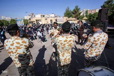 آیین نواخته شدن زنگ مهر، ایثار و مقاومت در شیراز‎